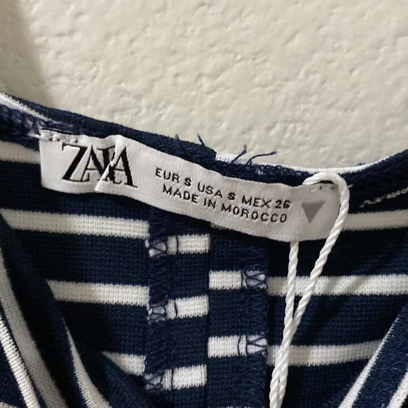 Zara Stripe Midi Dress - Picture 3 of 5